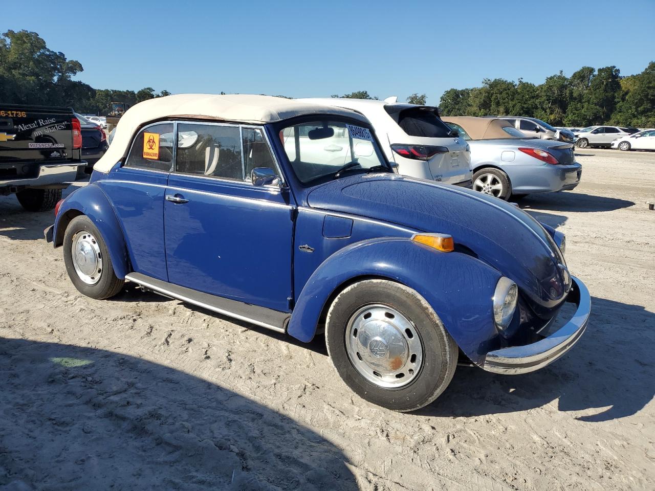 1971 Volkswagen Beetle Blue vin: 1513041312