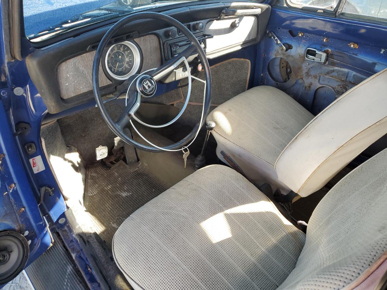 1971 Volkswagen Beetle Blue vin: 1513041312