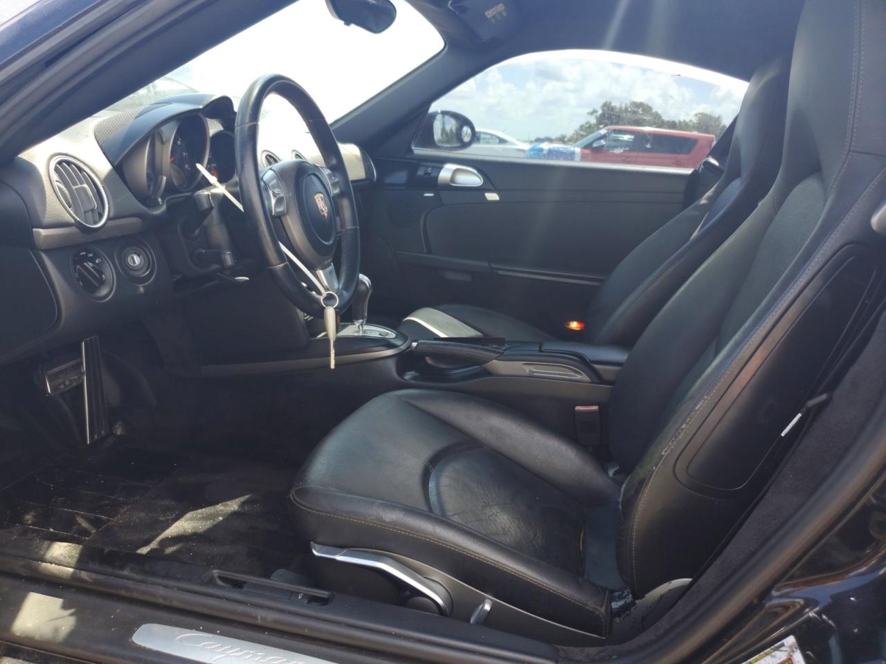2008 Porsche Cayman Black vin: WP0AA29828U762336