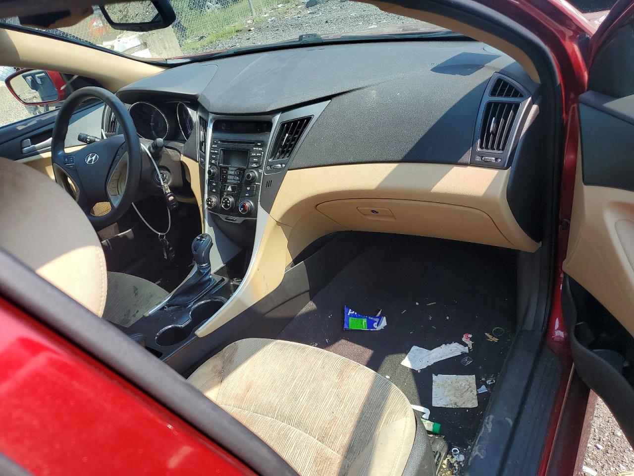 2014 Hyundai Sonata Gls Красный vin: 5NPEB4AC2EH944831