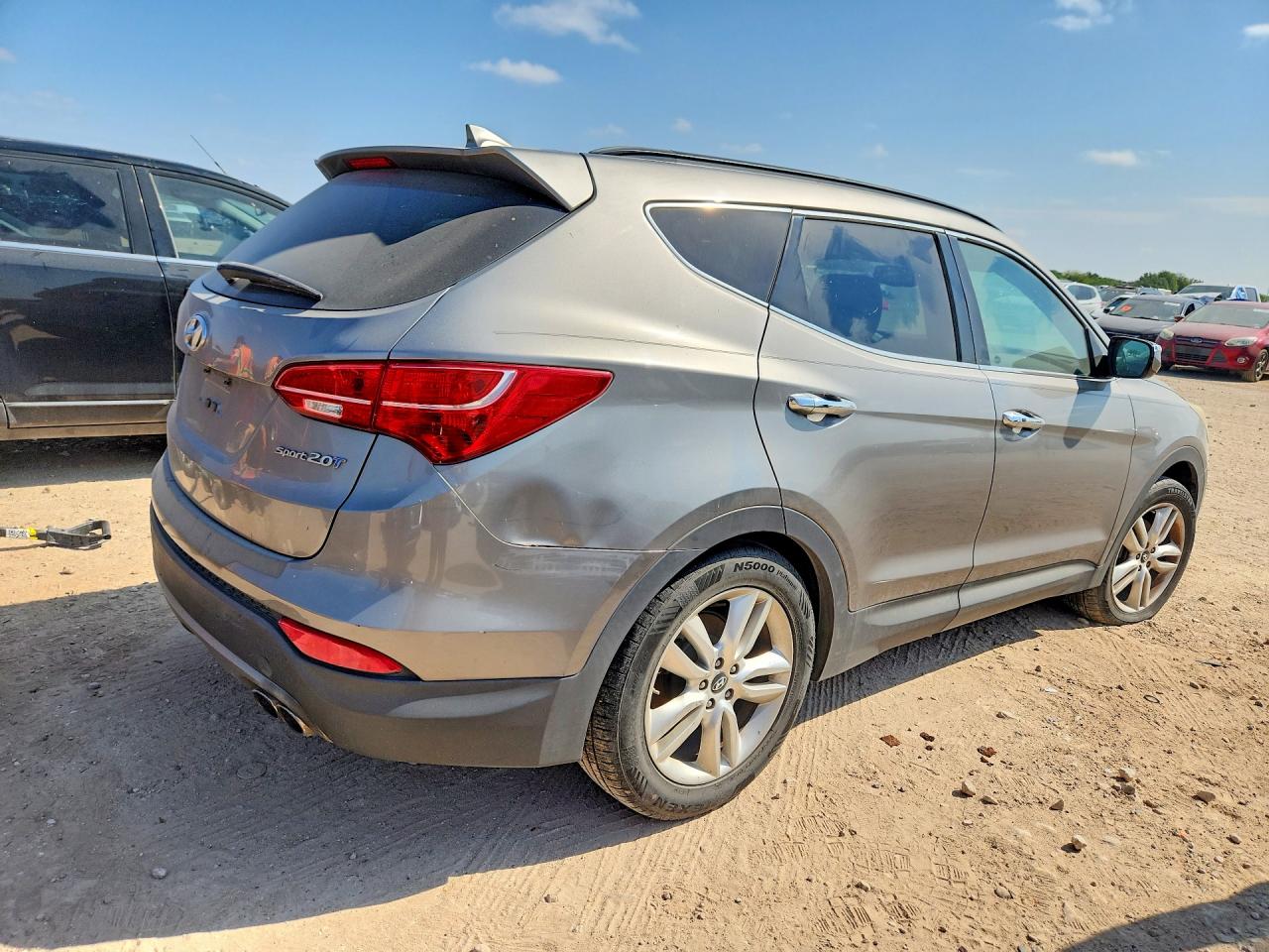 2014 Hyundai Santa Fe Sport 2.0t Gray vin: 5XYZU3LA7EG167118