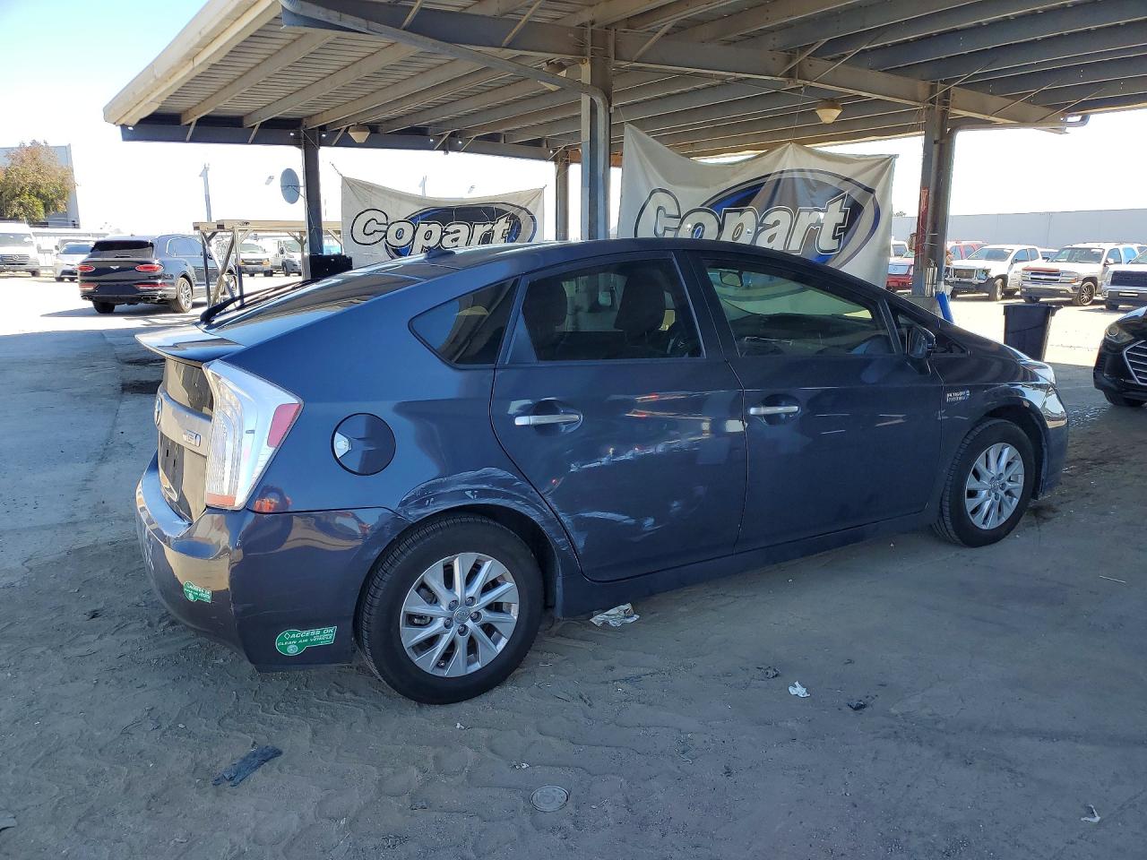 2014 Toyota Prius Plug-in Hybrid Base Gray vin: JTDKN3DP9E3054955