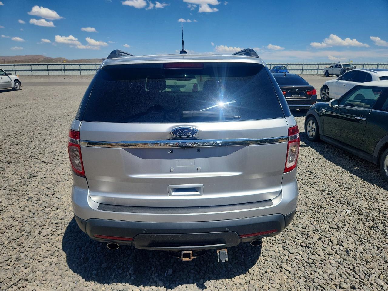 2014 Ford Explorer Limited Silver vin: 1FM5K8F80EGA09013
