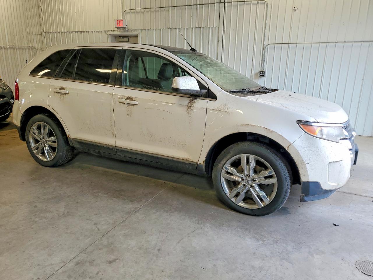 2011 Ford Edge Limited White vin: 2FMDK4KCXBBA50654