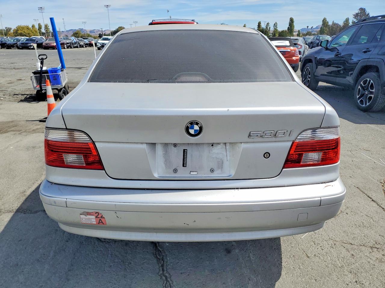 2003 Bmw 530 I Automatic Silver vin: WBADT63423CK31086