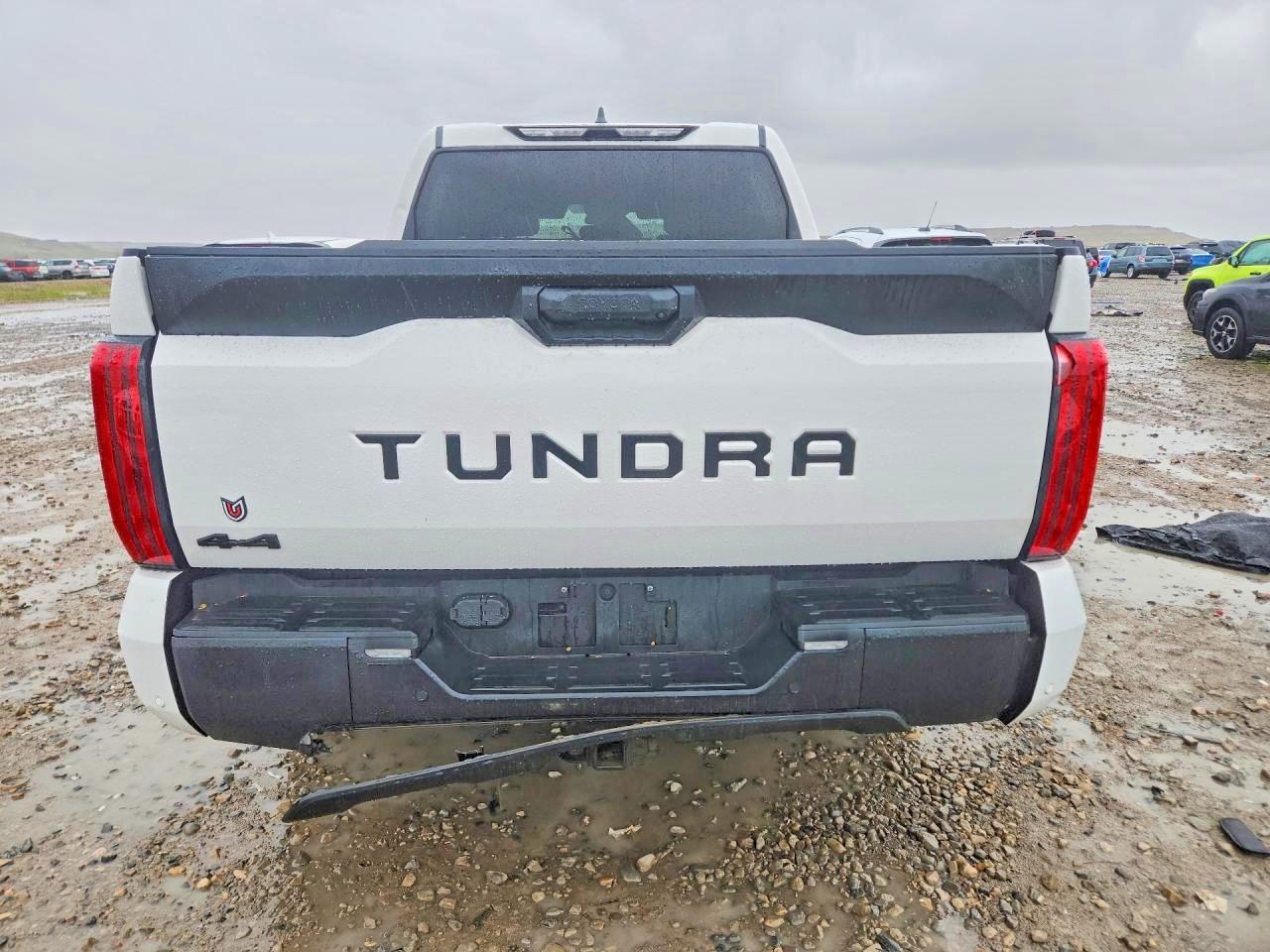 2025 Toyota Tundra Crewmax Sr White vin: 5TFLA5DB3SX266531