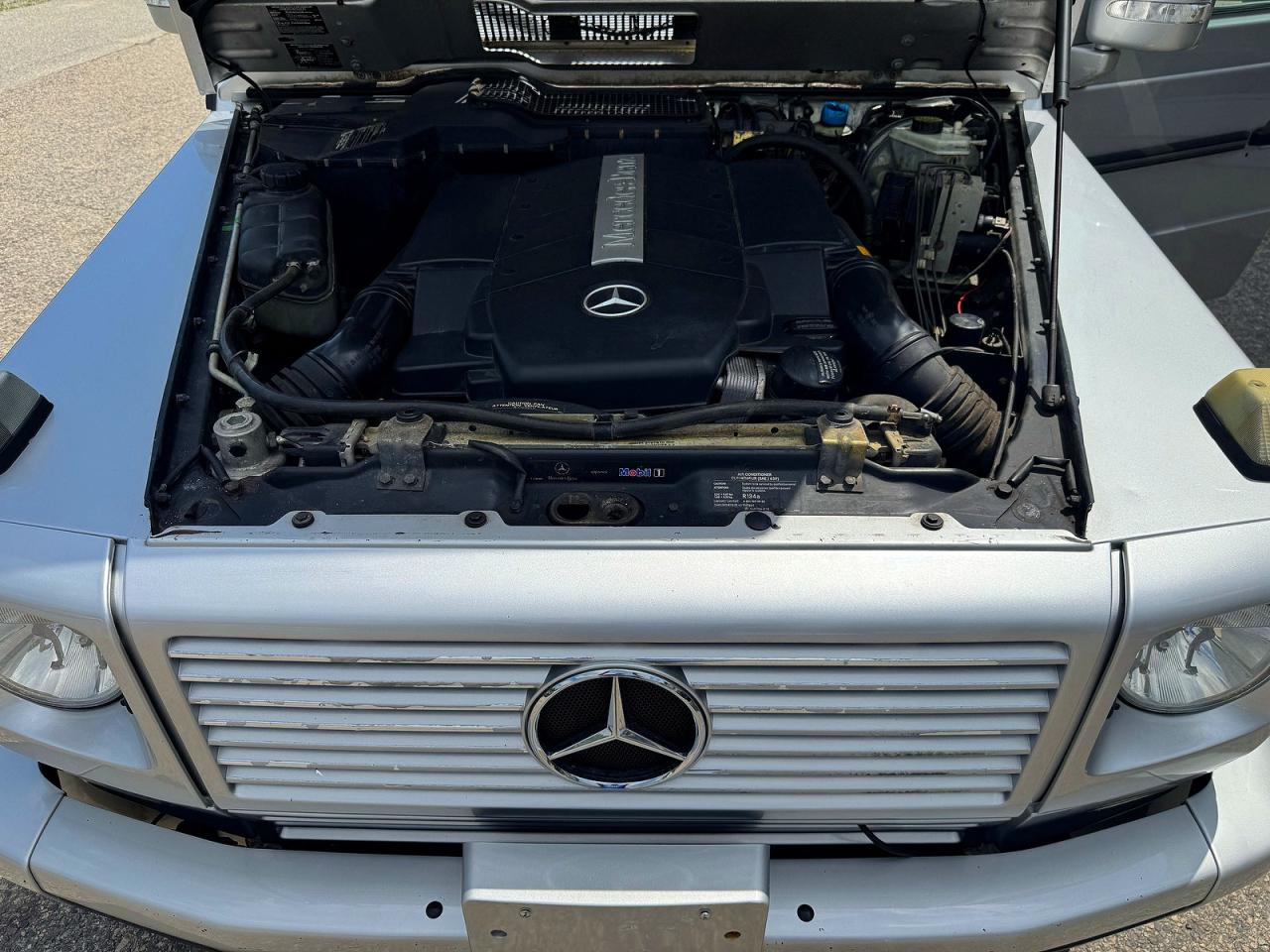 2005 Mercedes-benz G 500 Silver vin: WDCYR49E85X158707