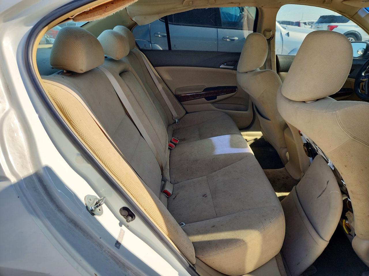 2008 Honda Accord Ex White vin: 1HGCP367X8A065654