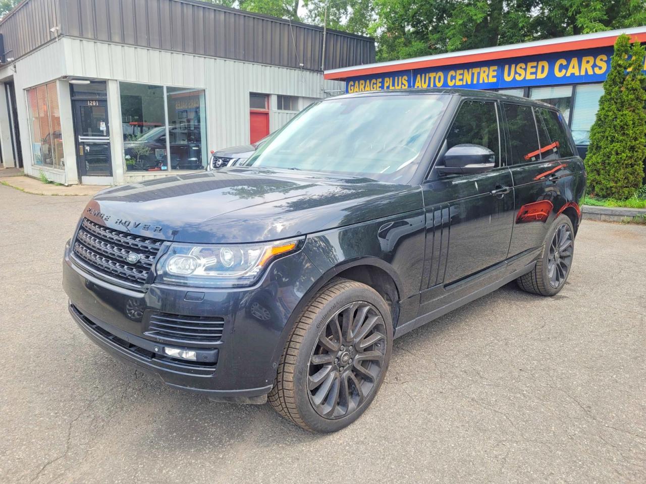 2014 Land Rover Range Rover Supercharged Black vin: SALGS2TF2EA177793
