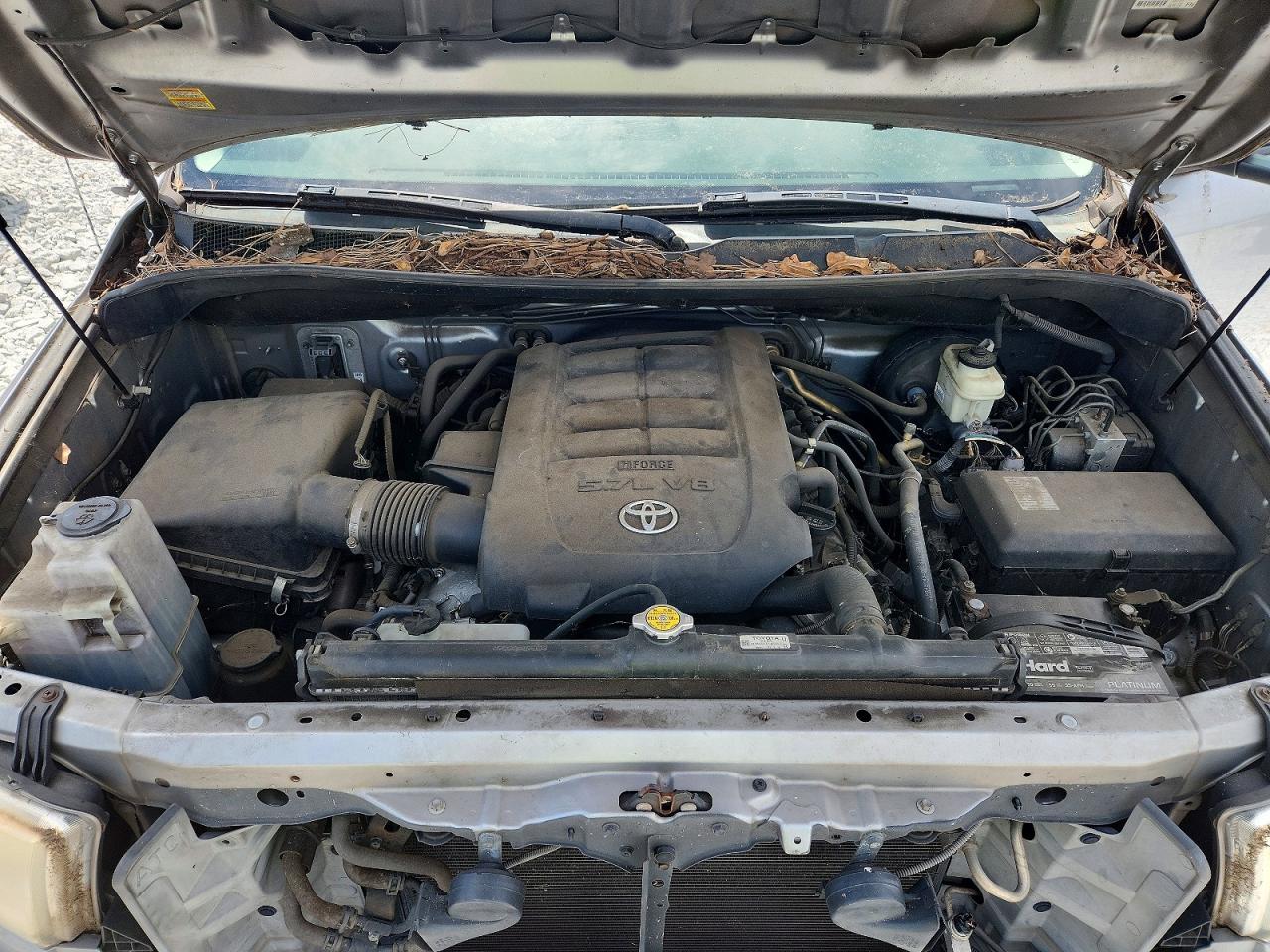 2011 Toyota Tundra Double Cab Sr5 Silver vin: 5TFRY5F12BX101578