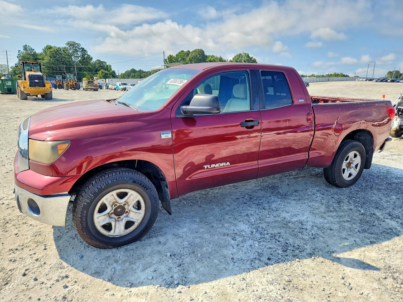 2009 Toyota Tundra Sr5 Red vin: 5TFRT54119X027680