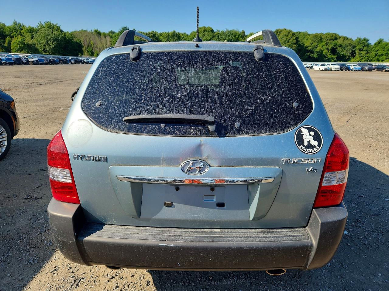 2009 Hyundai Tucson Se Blue vin: KM8JN12D49U941142