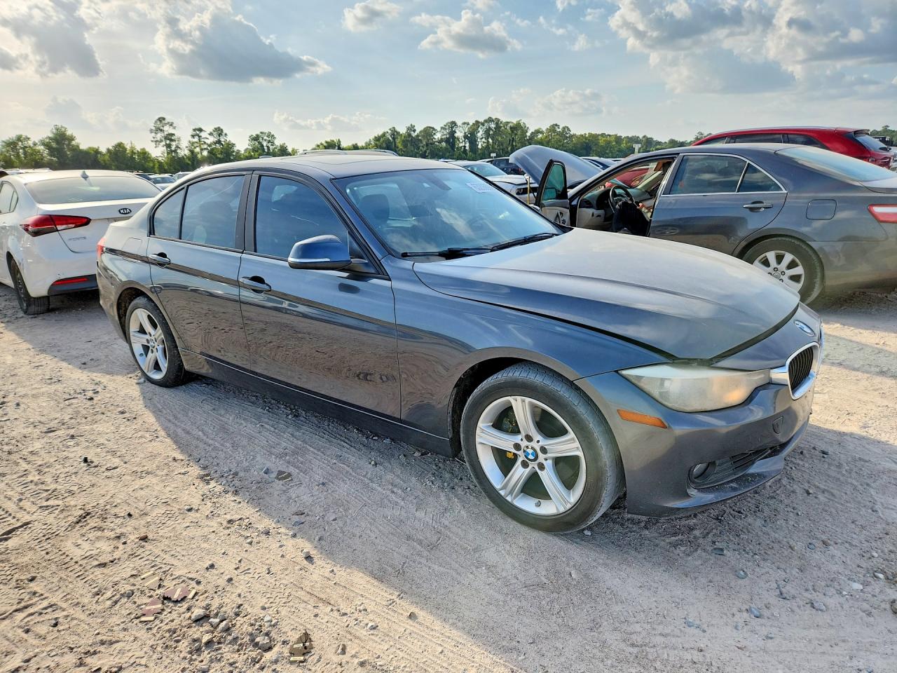 2013 Bmw 328 I Gray vin: WBA3A5G54DNP21758