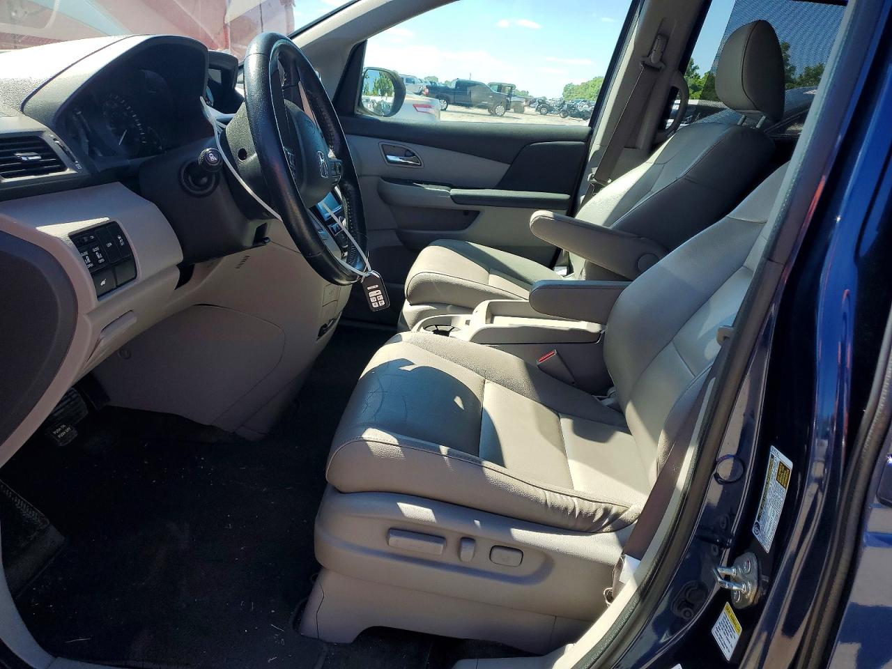 2014 Honda Odyssey Exl Синий vin: 5FNRL5H60EB133208