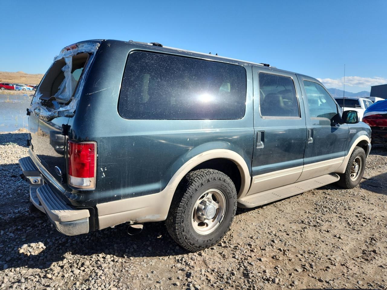 2000 Ford Excursion Limited Синий vin: 1FMNU42SXYEE50636