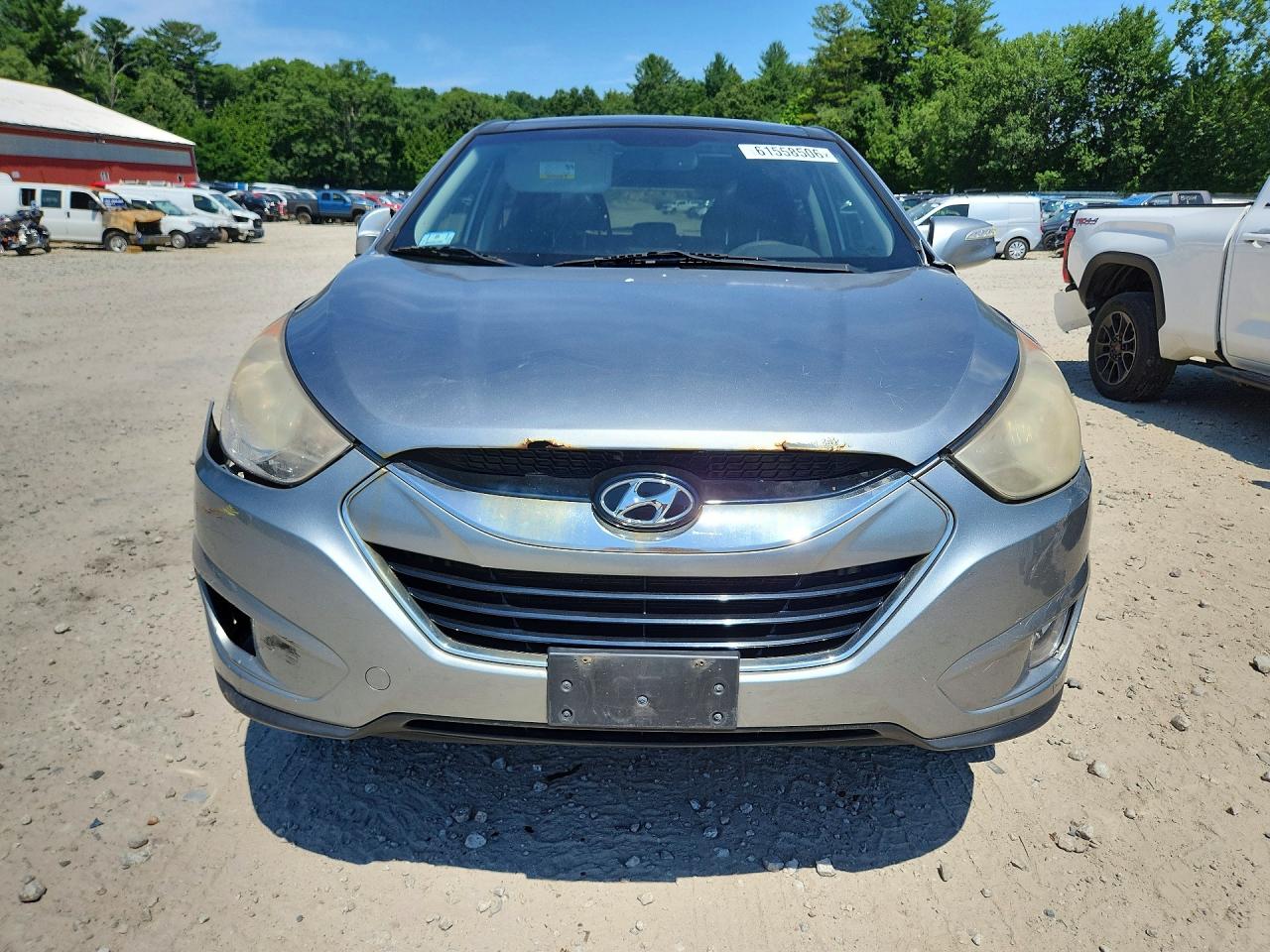 2012 Hyundai Tucson Limited Silver vin: KM8JUCAC0CU382719