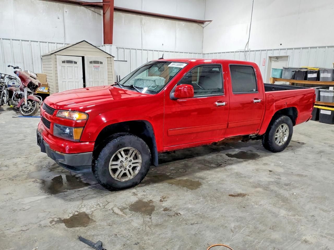 2012 Chevrolet Colorado Lt Red vin: 1GCHTCFEXC8143025