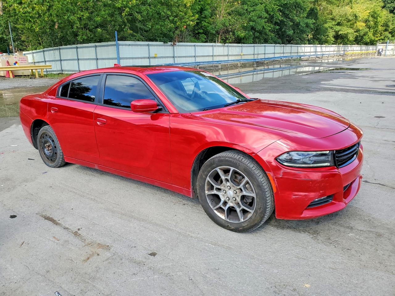 2015 Dodge Charger Sxt Red vin: 2C3CDXJG1FH801700