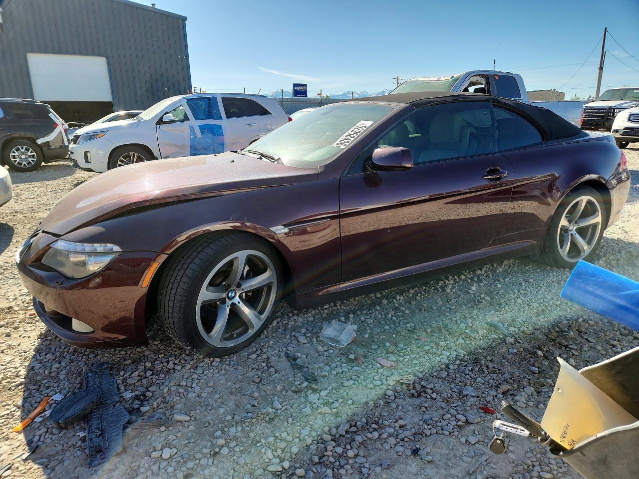 2008 Bmw 650 I Burgundy vin: WBAEB53548CX61142