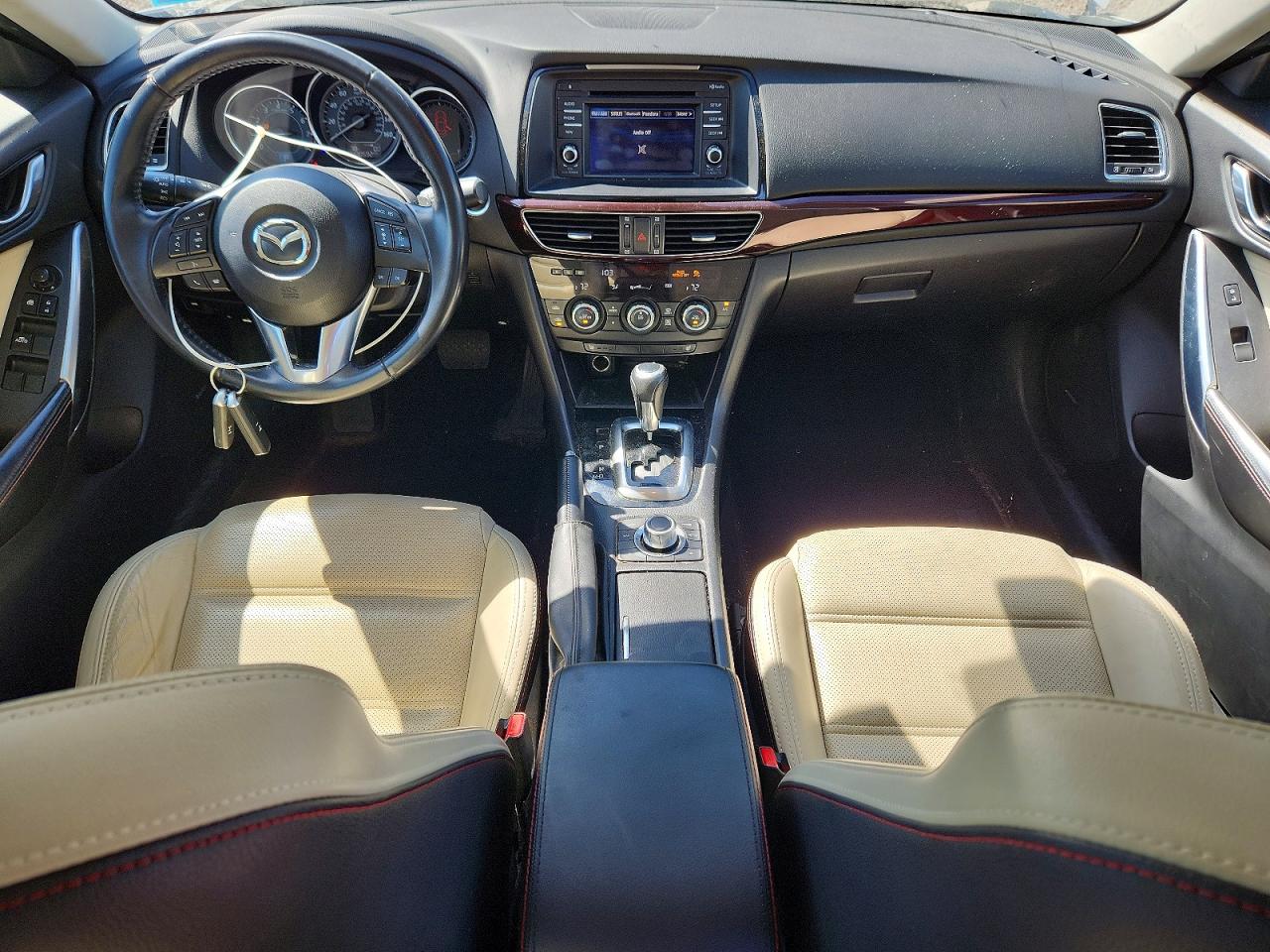 2014 Mazda 6 Grand Touring White vin: JM1GJ1W63E1124214