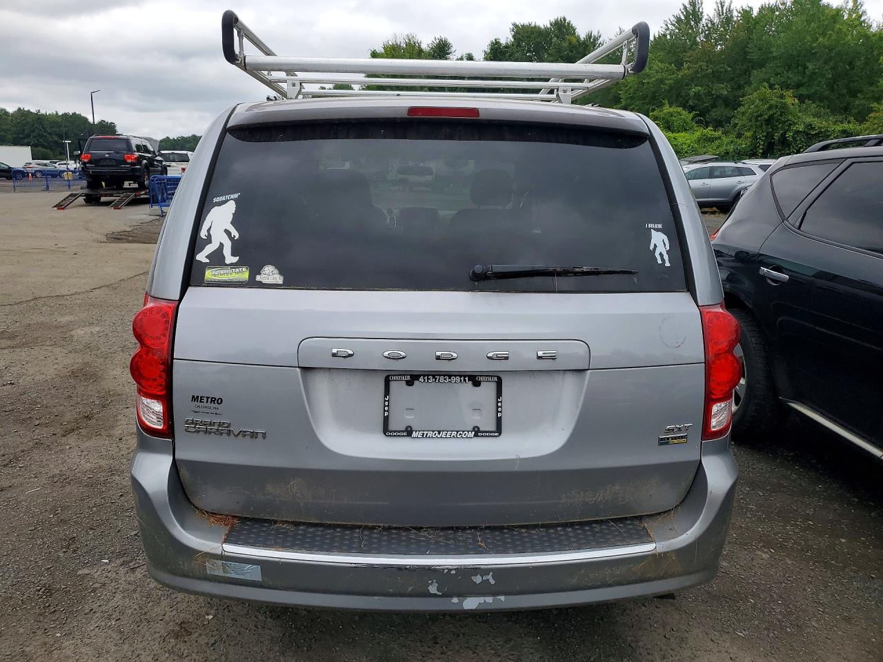 2014 Dodge Grand Caravan Sxt Gray vin: 2C4RDGCG2ER430252