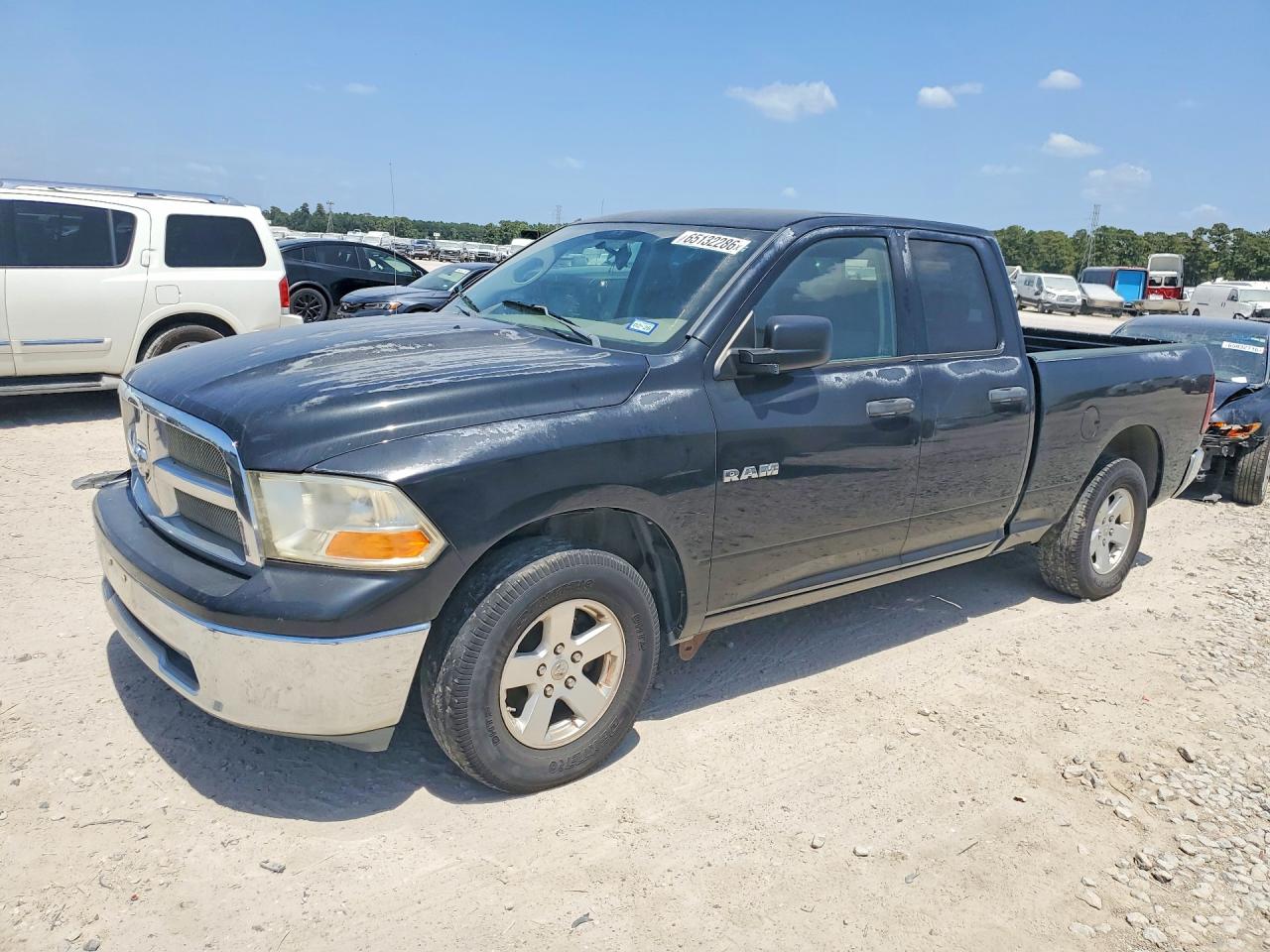 2009 Dodge Ram 1500 Black vin: 1D3HB18P09S742511