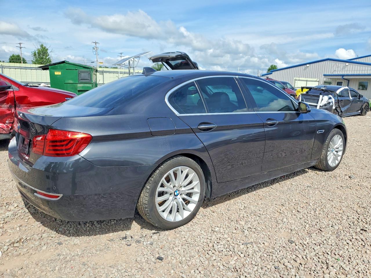 2014 Bmw 528 Xi Черный vin: WBA5A7C5XED219435
