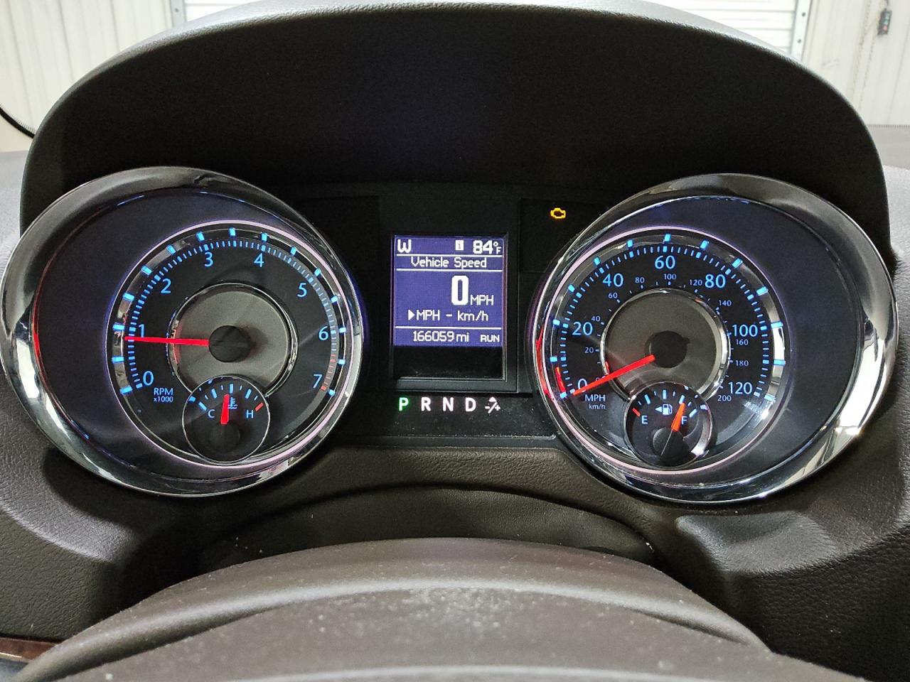 2013 Chrysler Town & Country Touring L Синий vin: 2C4RC1CG4DR681319 Damage: Warning Light - Engine, On, Unacceptable