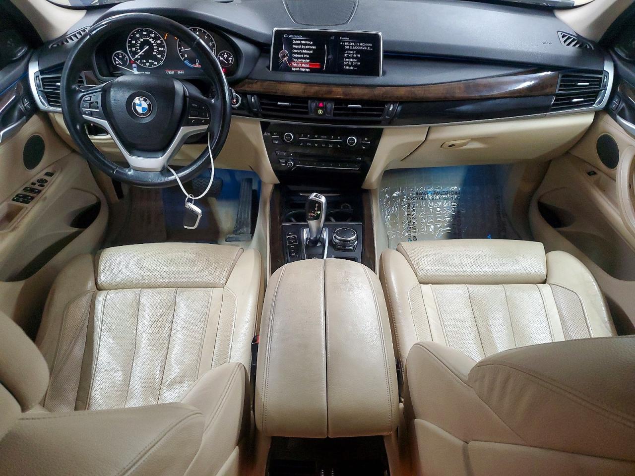 2015 Bmw X5 Xdrive35i Blue vin: 5UXKR0C56F0K63185