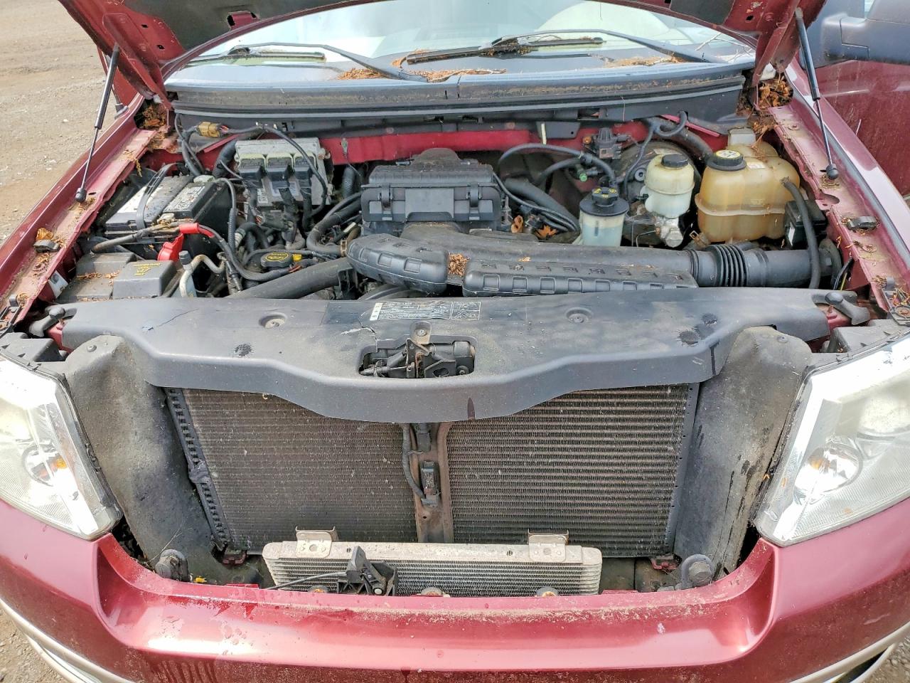 2005 Ford F150 Supercrew Burgundy vin: 1FTPW14535FA87891