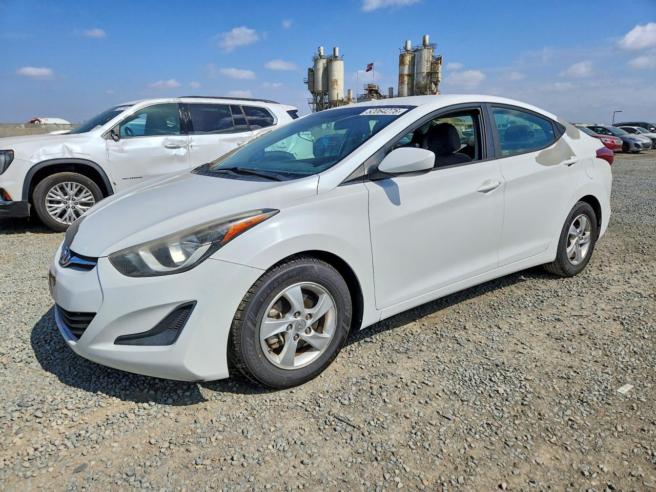 2015 Hyundai Elantra Se Белый vin: 5NPDH4AE5FH573404