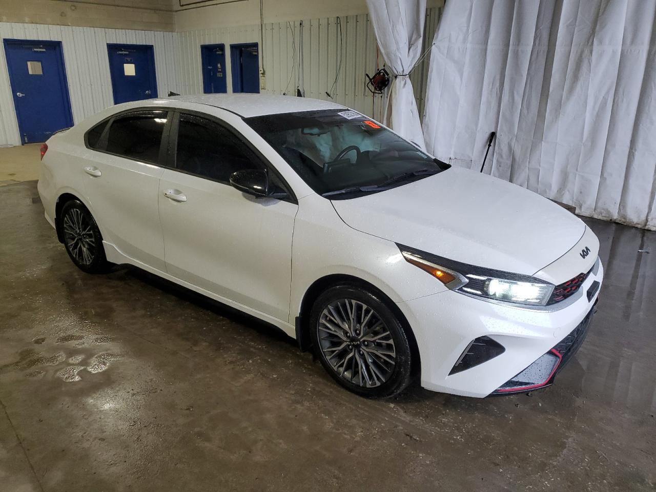 2023 Kia Forte Gt Line White vin: 3KPF54AD6PE516675