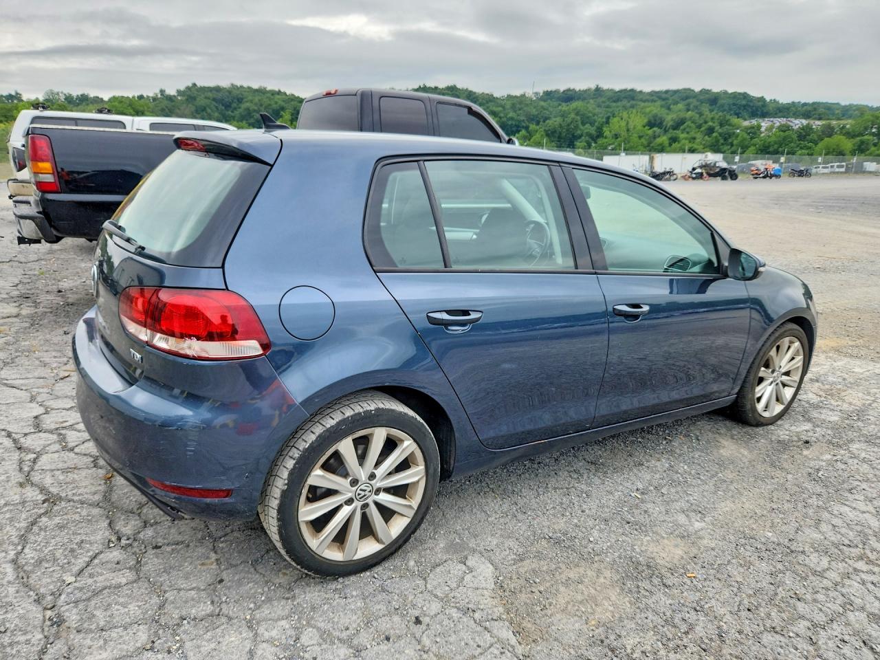 2013 Volkswagen Golf Синий vin: WVWNM7AJ6DW014384