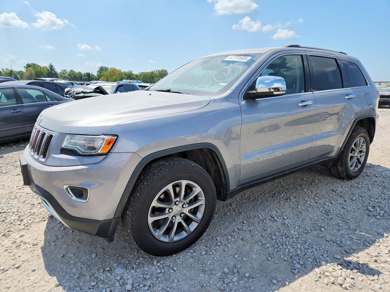 2015 Jeep Grand Cherokee Limited Silver vin: 1C4RJFBG3FC604635
