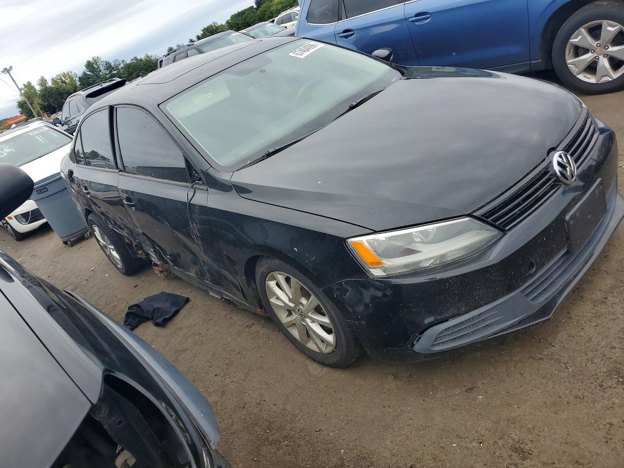 2012 Volkswagen Jetta Se Black vin: 3VWDP7AJ6CM337185