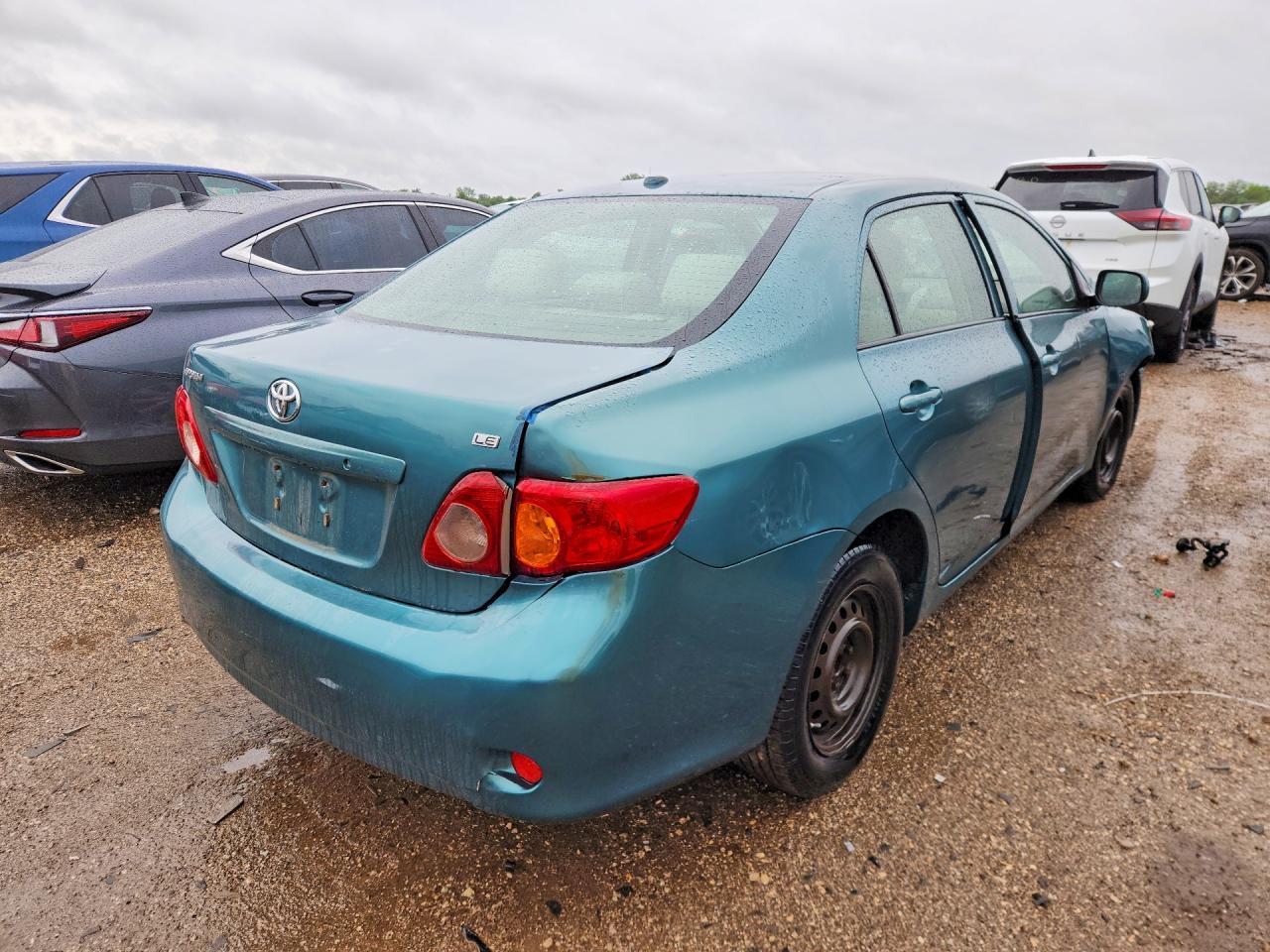 2009 Toyota Corolla Le Blue vin: JTDBL40E89J054463