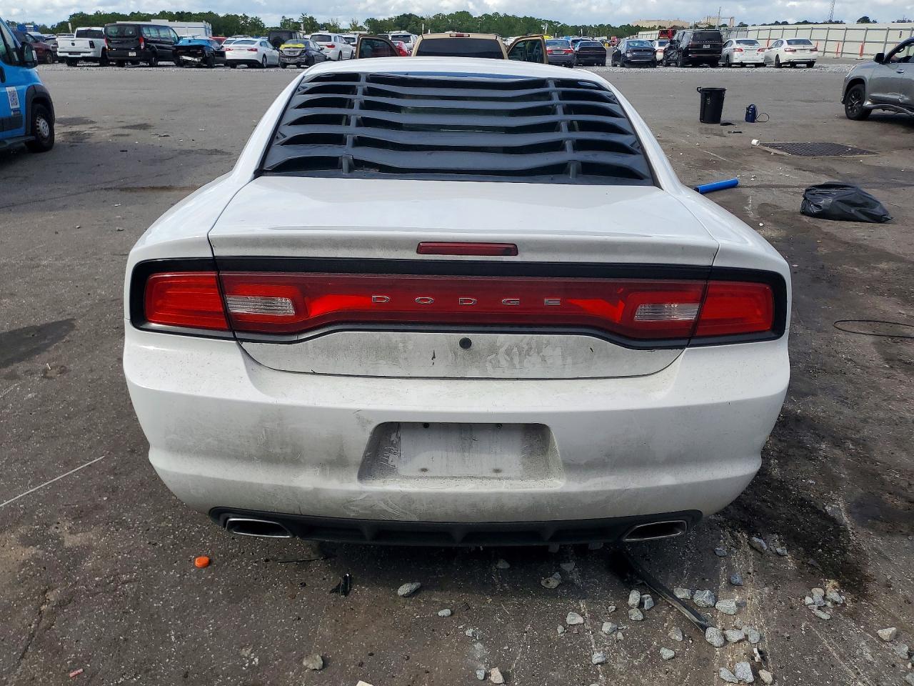 2013 Dodge Charger Police White vin: 2C3CDXAG8DH642722