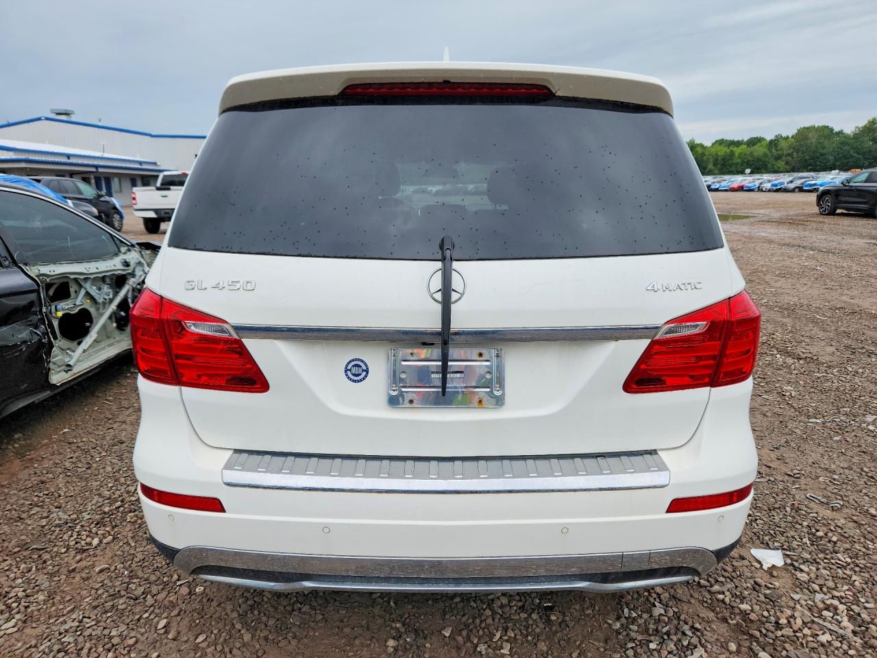 2014 Mercedes-benz Gl 450 4matic White vin: 4JGDF7CE8EA369184