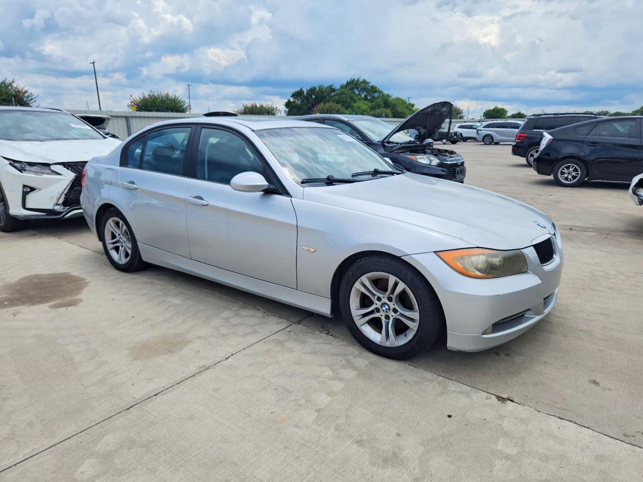 2008 Bmw 328 I Sulev Silver vin: WBAVC53548FZ84213
