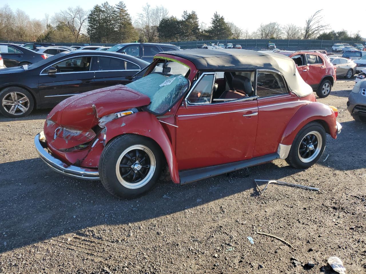 1973 Volkswagen Super Beet Красный vin: 1532013818