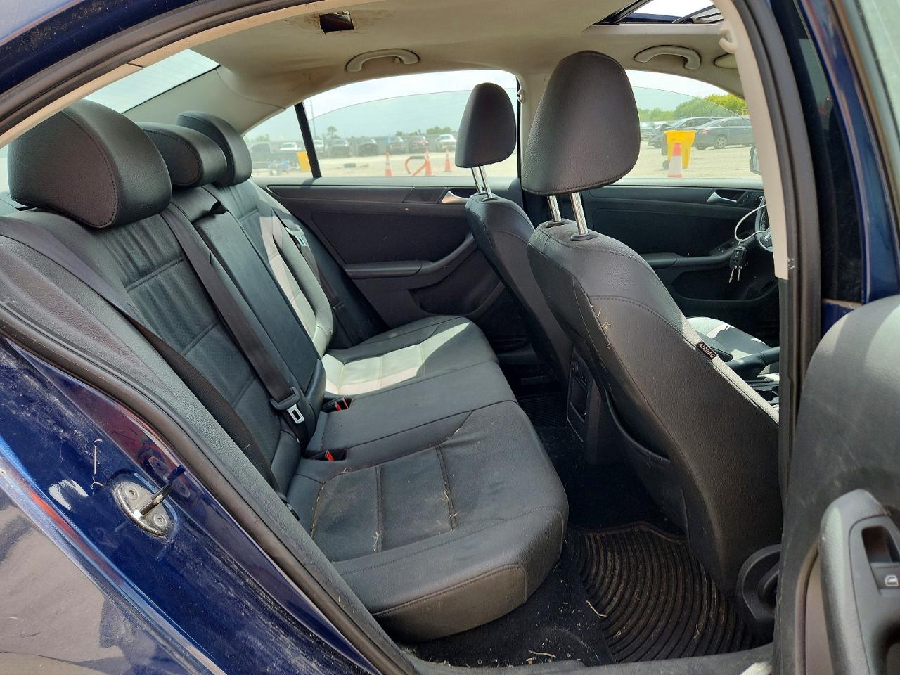 2012 Volkswagen Jetta Se Blue vin: 3VWDP7AJ6CM470349