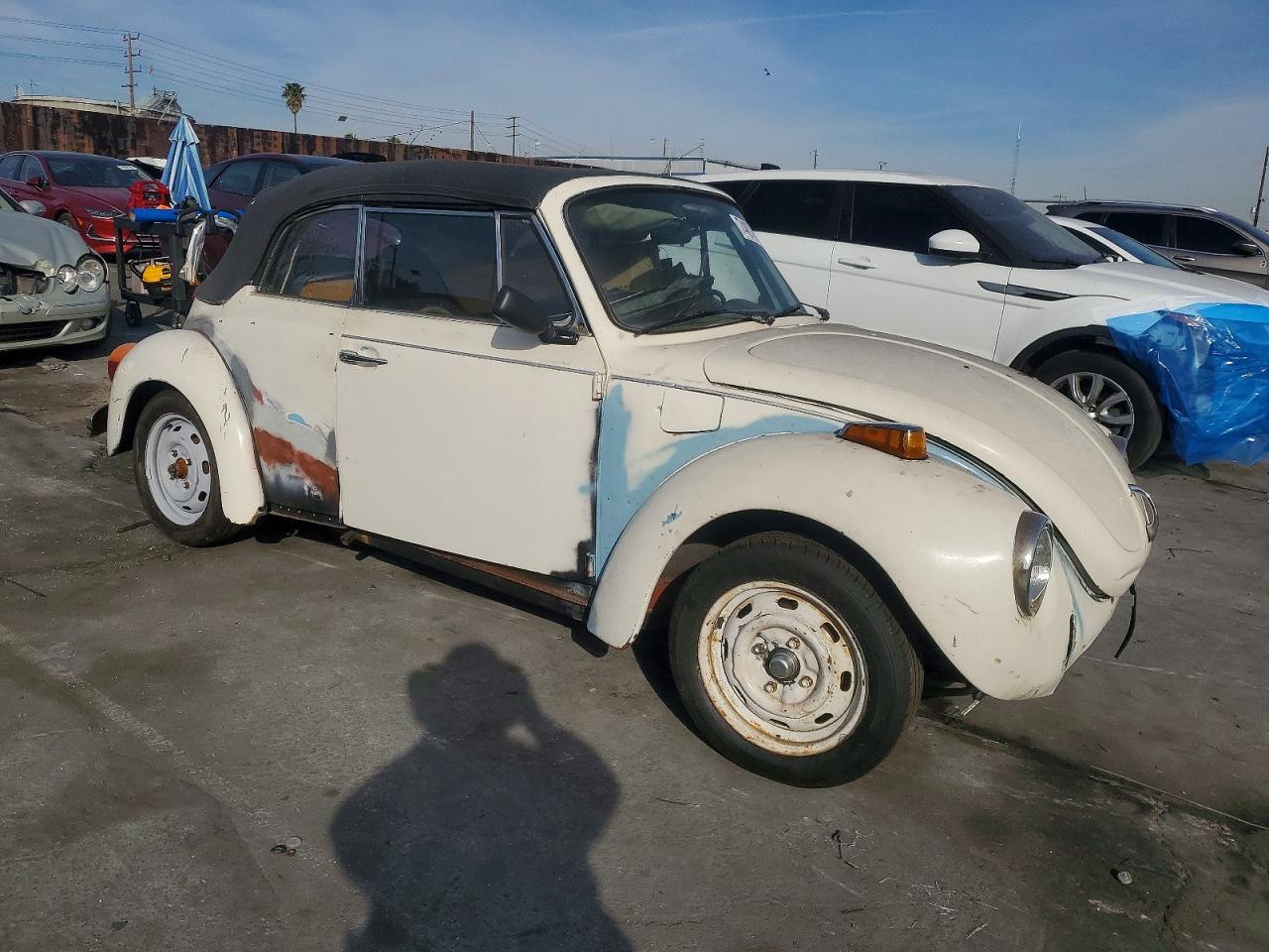 1973 Volkswagen Beetle Con Beige vin: 1532806461