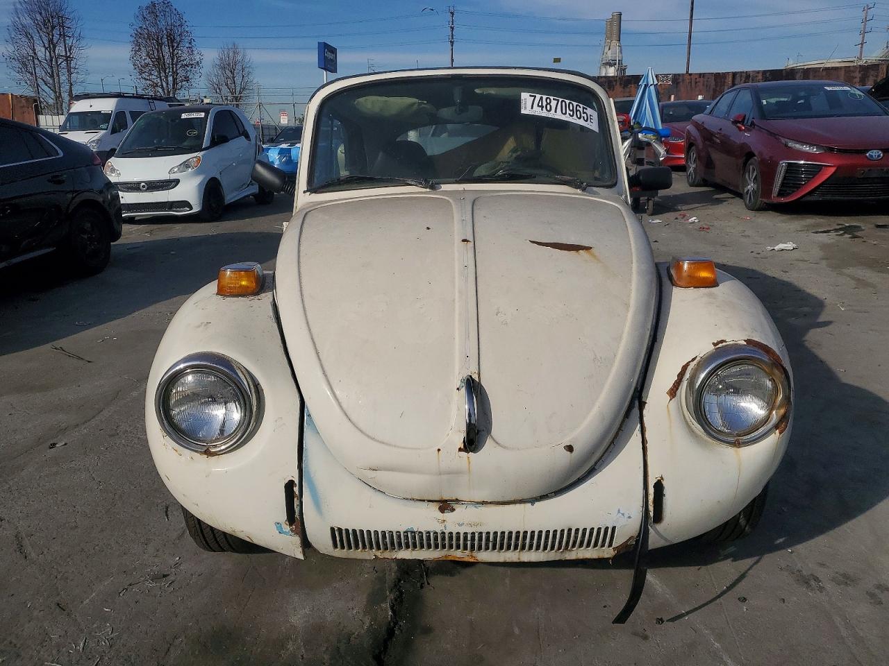 1973 Volkswagen Beetle Con Beige vin: 1532806461