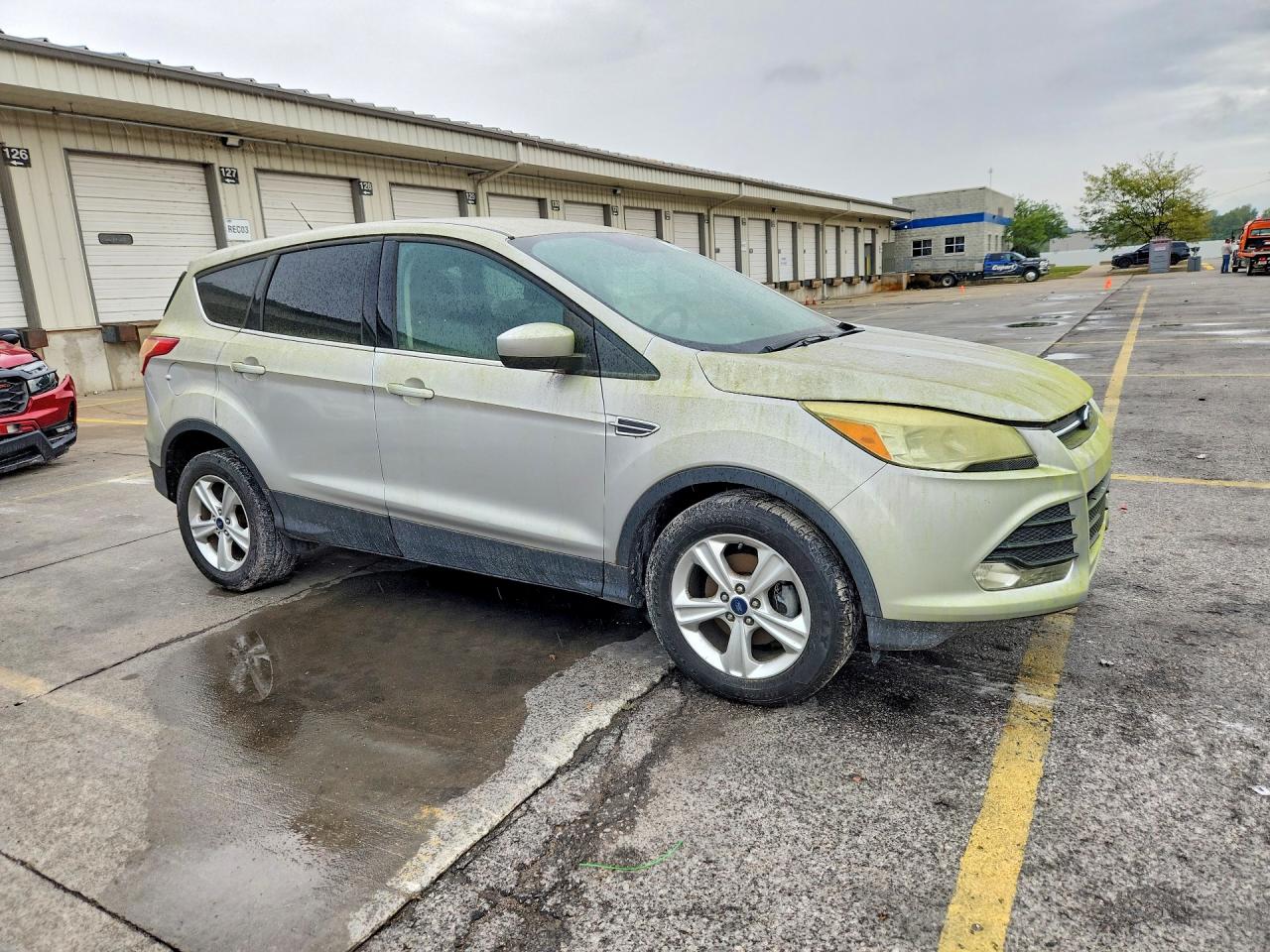 2014 Ford Escape Se Silver vin: 1FMCU0GX2EUE09701