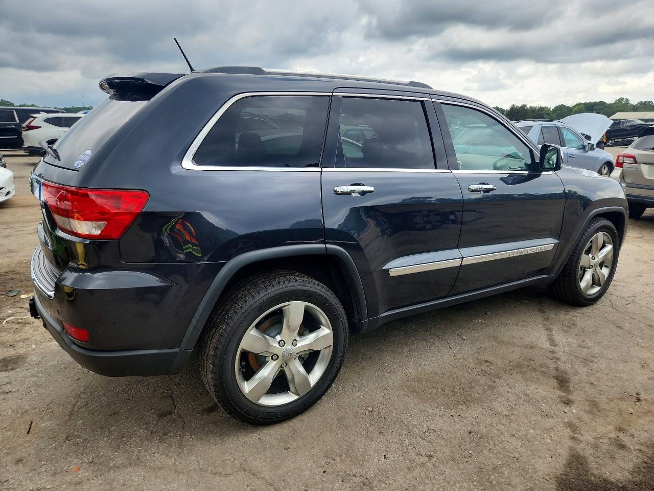 2012 Jeep Grand Cherokee Overland Black vin: 1C4RJECT8CC227866