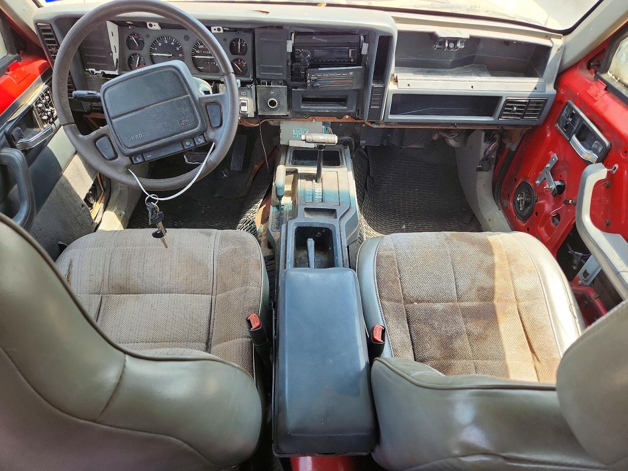 1996 Jeep Cherokee Country Red vin: 1J4FJ78S5TL250675
