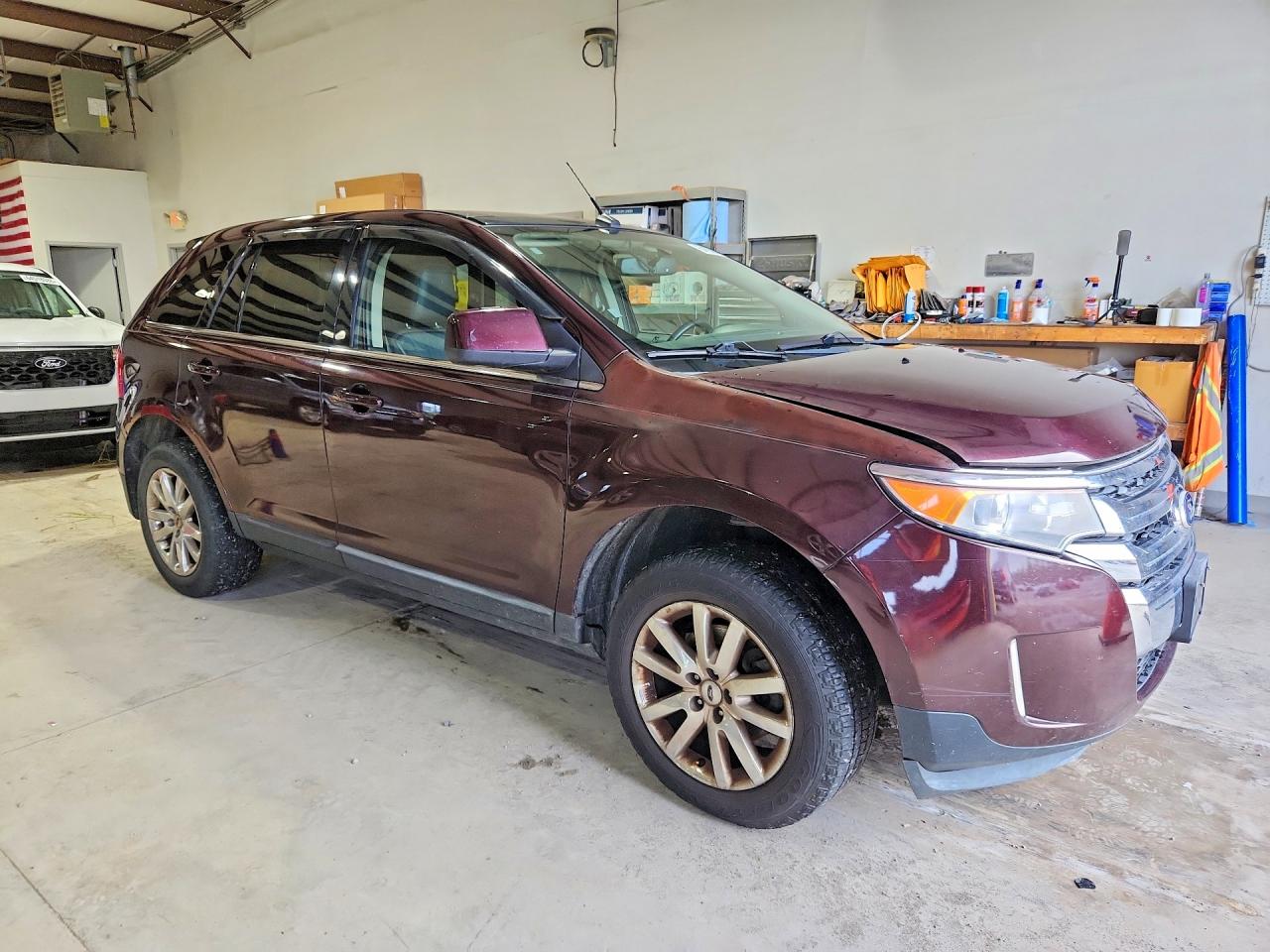 2011 Ford Edge Limited Burgundy vin: 2FMDK4KCXBBA11093