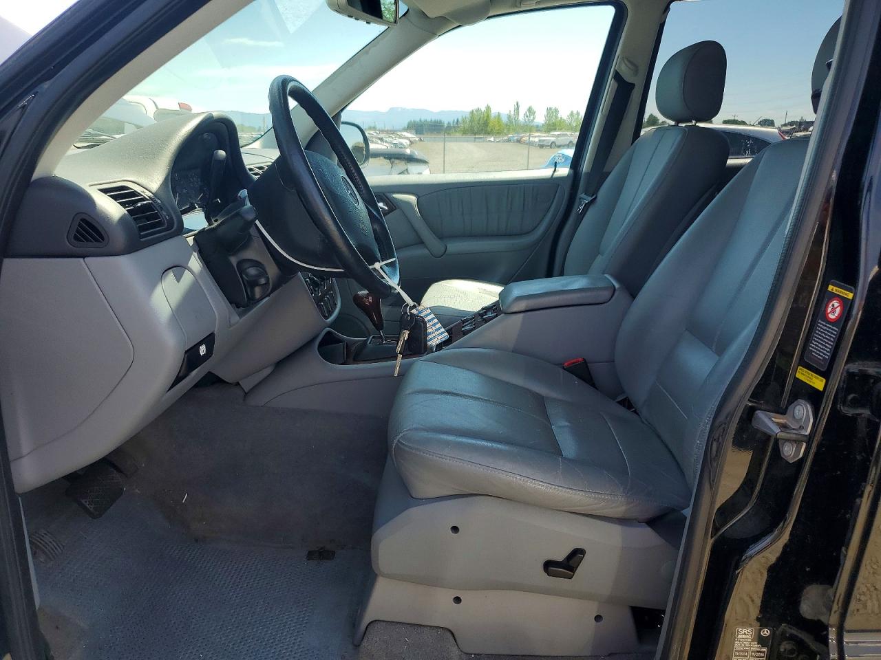 2000 Mercedes-benz Ml 430 Black vin: 4JGAB72E2YA159622