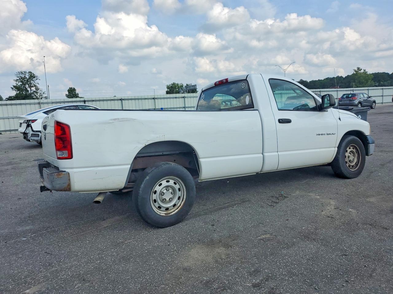 2005 Dodge Ram 1500 St White vin: 1D7HA16N05J593620