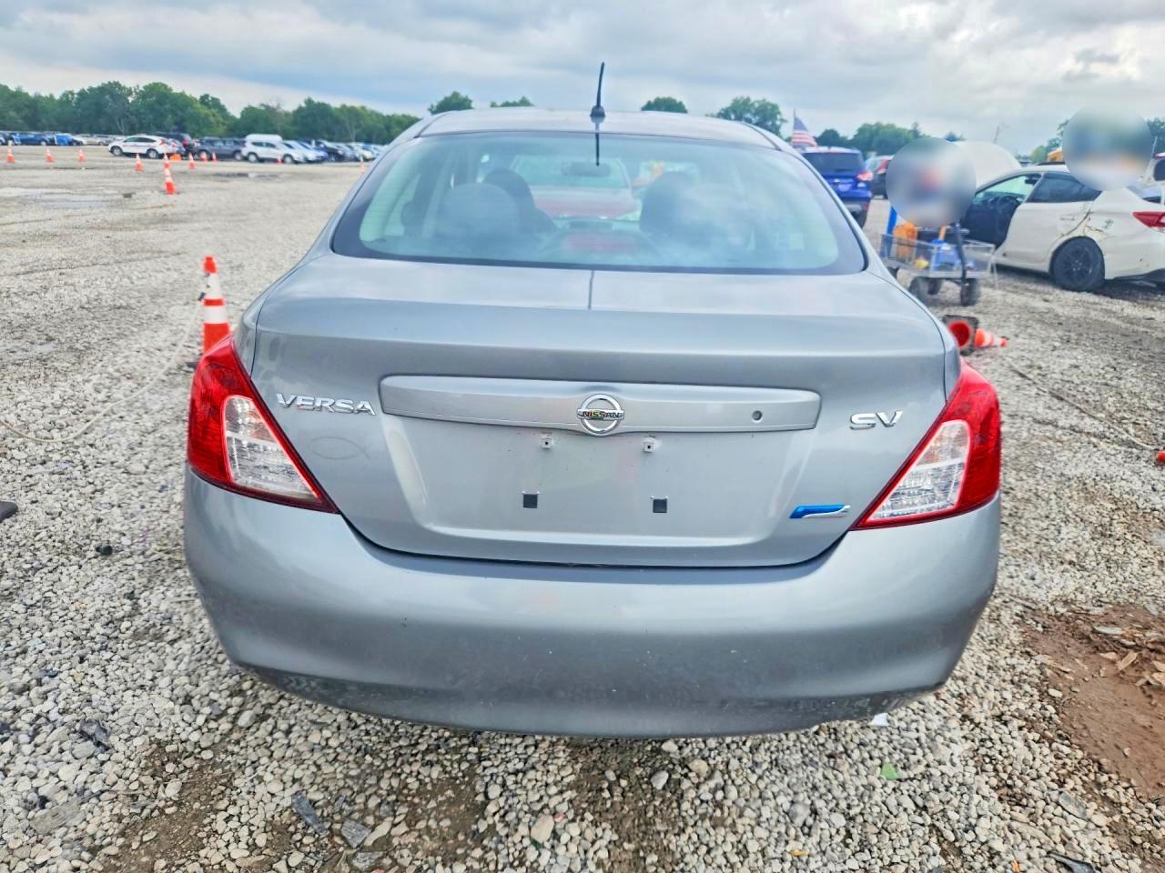 2012 Nissan Versa 1.6 S Gray vin: 3N1CN7AP3CL943318